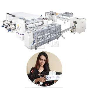 2 line Automatic Interfolding Facial Tissue Paper Making Machine