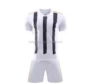 Wholesale 2021 Custom Soccer Jersey Black and White Soccer Jersey Soccer Uniform