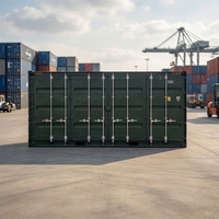 Conteneur maritime 20HQ à ouverture latérale complète pour le chargement de marchandises en vrac