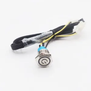 Coleira de fio especial personalizada, n. 16 fio de silicone dc, conversor de tensão, conector com interruptor