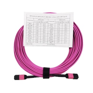 Mpo OM4 50/125 đa sợi cáp quang LSZH cho wifi 4G & 3G Mạng sợi quang vá dây/Jumper - Product Image 6