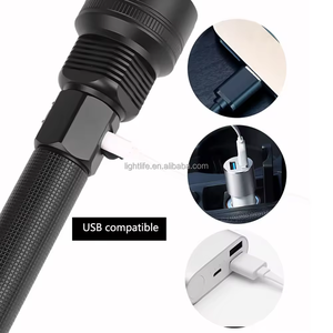 XHP70 P90 lúmenes de alta potencia de largo alcance USB recargable linterna con zoom Super brillante <span class=keywords><strong>Led</strong></span> linterna táctica antorcha Luz - Product Image 3