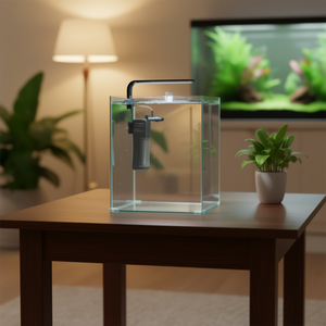 Aquarium intelligent en verre carré de 5 gallons, auto-nettoyant, modèle de bureau D0100X3RFBP - Product Image 2