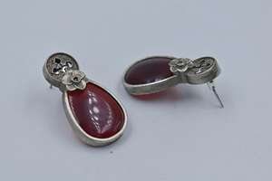 Dernières nouveautés Boucles d'oreilles en argent faites à la main pour filles et femmes - Product Image 3