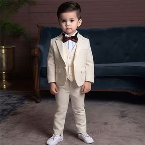 <span class=keywords><strong>Ropa</strong></span> personalizada para bebés, trajes <span class=keywords><strong>de</strong></span> boda elegantes para niños, Piano, esmoquin, uniforme escolar para niños, fiesta, 3 uds. - Product Image 4