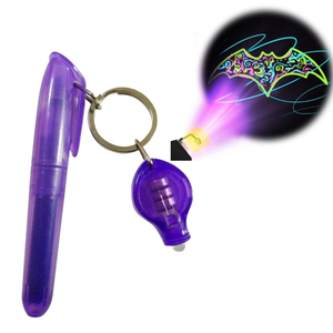 Marcador UV con Llavero, Luz UV, Bolígrafo de Tinta Invisible, Mensaje Secreto Mágico, Marcador Textil, Tinta Invisible que Desaparece con Luz UV - Product Image 3