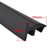 Porte en bois anti-poussière Type de fente joint coulissant porte d'armoire bande de Pvc d'étanchéité en caoutchouc pour porte et fenêtre bande de plastique de Silicone