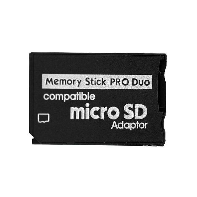 Plastic MicroSD to MS Adapter Model Ms Single-Channel Built-In TF-to-MS Card Sleeve