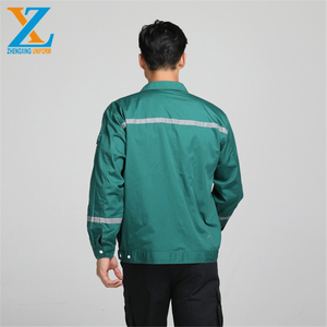 Custom Logo Wholesale Reflective <strong>Safety</strong> Work Jacket | Long Sleeve Industrial Work <strong>Uniform</strong> for Outdoor Sanitation Work - Product Image 3