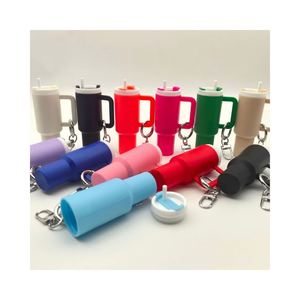 Nouveau style mini porte-gobelet, accessoires, conteneur, sac à bouteille, porte-clés, cadeaux, mini porte-clés gobelet - Product Image 1