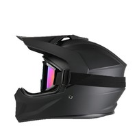 Casque de moto intégral tout-terrain pour l'exportation transfrontalière, certifié DOT, en ABS, avec logo personnalisé, utilisation quatre saisons, pour l'étranger