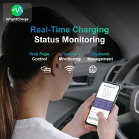 Nuevo Cargador Inteligente para Vehículos Eléctricos WrightCharge S05, 22kW 16A/32A, Certificado CE y RoHS, WiFi 4G, IP65, Control por Página Web, Tipo 2, Listo para Usar, GB/T