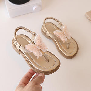 2026 Neue Modische Koreanische Version Kleine Prinzessin Atmungsaktive Zehen-Schmetterlings-Mädchen-Sandalen Kindersommerschuhe - Product Image 2