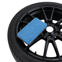 Éponge de lavage auto en microfibre haute densité grande taille 5 pouces personnalisable pour le nettoyage et le polissage des voitures