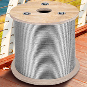 Cable de Acero para Barandilla de Cubierta de 3/32'' 7x7 Hilos, Cable de Acero Inoxidable 7*7 Grado Marino T316 para Aeronaves - Product Image 5