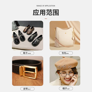 Commercio all'ingrosso della fabbrica 50 disegni in lega di metallo borsa della scarpa collegata catena fibbie accessori, il design personalizzato è il benvenuto - Product Image 3