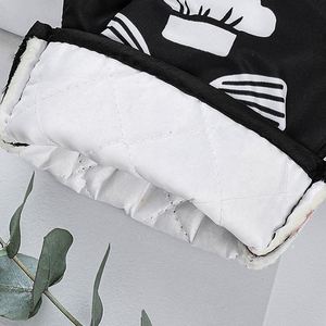 Custom Printed Microwave Bbq Kitchen Glove Mitt Heat Resistant Baking Chef Cooking Oven Mitts and Pot Holder <b>Set</b> - Product Image 4