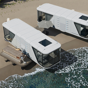 K7 Space Capsule Péniche Galère Design contemporain Panneau sandwich <span class=keywords><strong>en</strong></span> acier rapide pour maison Bureau Hôtel Resort Chambre à coucher - Product Image 1