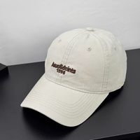 Casquette de baseball vintage en coton sergé à 6 panneaux, avec logo brodé, bord incurvé, réglable, effet délavé, style « Dad Hat », personnalisable OEM, vente en gros