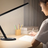 Lampe de table LED pliable SML, lumière sans ombre à bras long réglable pour salon de manucure, maquillage, éclairage de bureau
