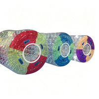 Boule d'eau gonflable transparente et colorée Zorb pour parc aquatique, jeu d'amusement pour enfants