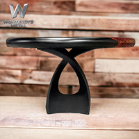 Pieds de table basse en fer DIY pour plateau rond en bois ou verre – Idée de design pour meubles de salon