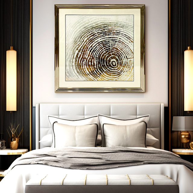 Majestically Styled Digital Printed Canvas Oil Painting Abstract Landscape Art Customized Colors Designs Vibrant Home Decoration