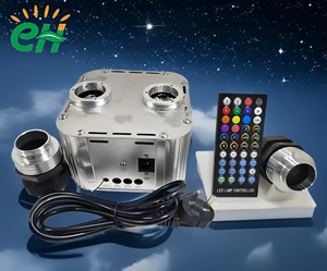32W Đầu Kép Sao Băng Sợi Quang Máy Ứng Dụng Thông Minh Điều Khiển Bằng Giọng Nói Rgbw Thay Đổi Màu Sắc Tích Hợp Nguồn Ánh Sáng - Product Image 1