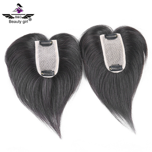 5x10cm thực sự tóc con người toppers cho phụ nữ mỏng clip trong Swiss ren Topper tóc miếng để che hói hoặc tóc trắng 10inch - Product Image 3