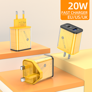 20W Charge Rapide Dual Port USB PD Adaptateur d'Alimentation Multi-Port Type-C Charge Rapide 5V3A Mobile Vente en Gros EU UK US - Product Image 3