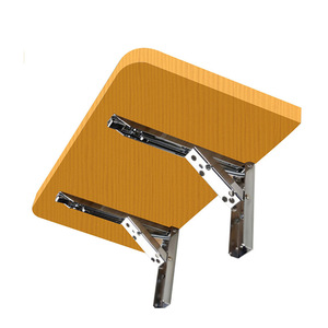 Stainless Steel Foldable Tripod Bracket Support Shelf Wall Mount 8/10/12/14 Inch Durable Hardware Accessory - Product Image 2
