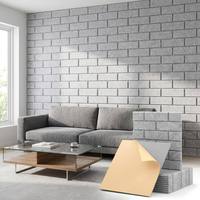 Panneaux acoustiques modulaires autocollants au design artistique, panneaux en feutre polyester absorbant le son, à assembler soi-même, pour le bureau