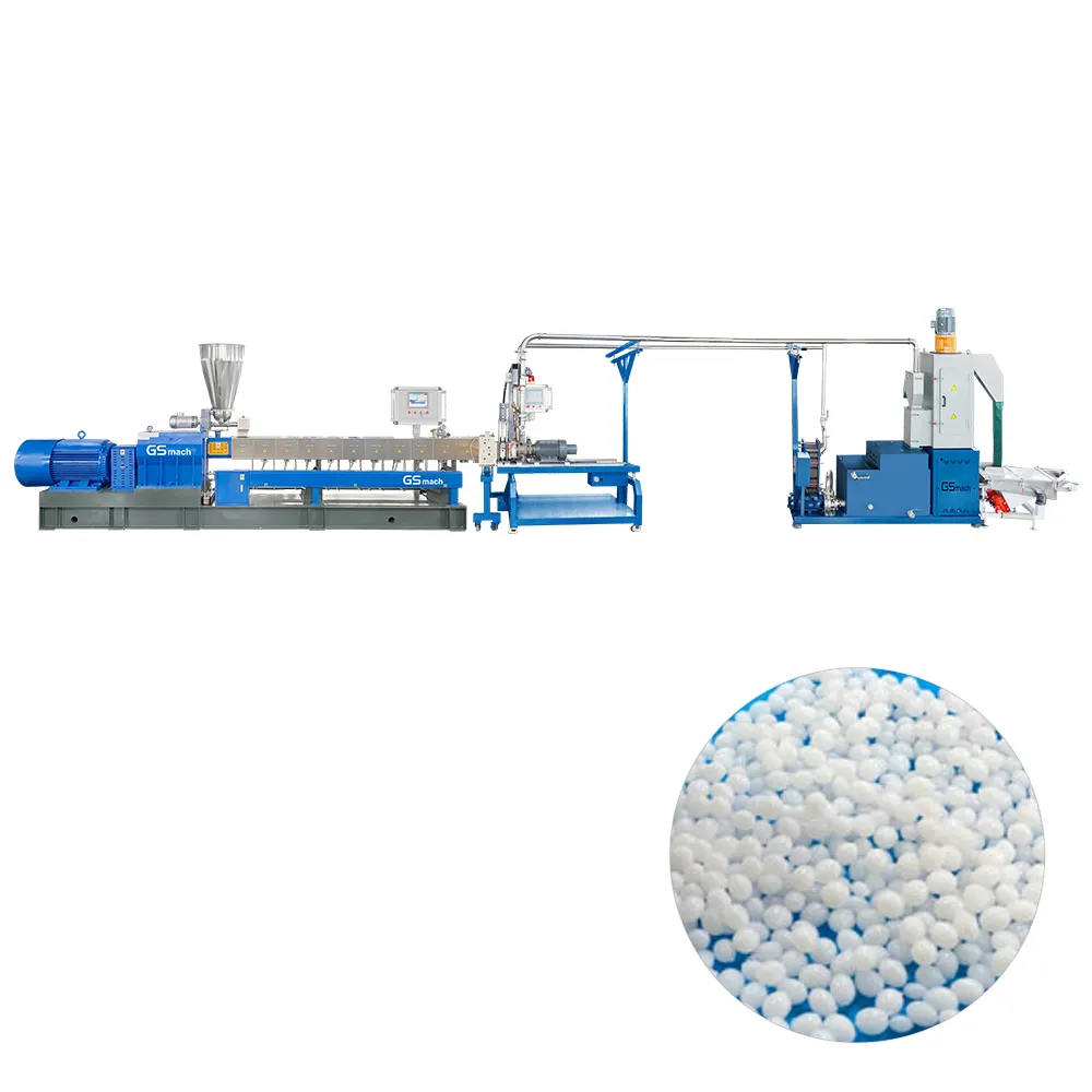 Nhựa granulator TPU nhựa nhiệt dẻo hạt máy đùn dưới nước pelletizer