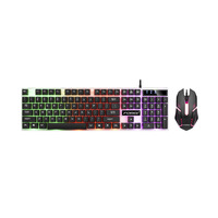 Clavier mécanique filaire personnalisé, interrupteurs noirs, 104 touches, clavier de jeu RGB pour ordinateur de bureau, en stock