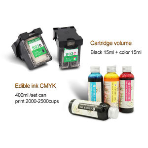 NOUVELLE Imprimante alimentaire 3D DIY Machine d'<span class=keywords><strong>impression</strong></span> à jet d'encre Biscuits Macaron Gâteau au chocolat Boisson Imprimante alimentaire <span class=keywords><strong>A4</strong></span> Café GRATUITE Encre comestible - Product Image 6