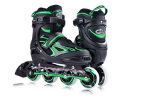 Prix bas, vente en gros, patins à roulettes ajustables pour enfants et adultes, 4 roues en PU, haute qualité, patins à roulettes d'extérieur