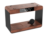 Hot Selling Trending Producten 2025 Digitale Wekker Met Draadloos Opladen Voor Telefoon 17/16 Snellader Magnetisch Voor Oortelefoon