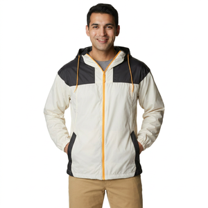 Veste coupe-vent pour homme en gros, 100% polyester, séchage rapide, coupe-vent, softshell pour homme - Product Image 1