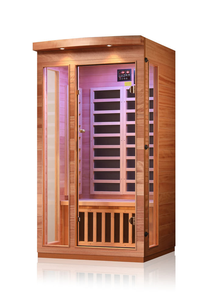 Sauna room 1 Single Person Indoor Bluetooth Low EMF Infrared Sauna In