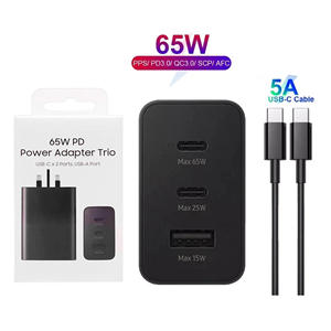 Enchufe de carga súper rápida 65W PD Adaptador de corriente Enchufe USB <span class=keywords><strong>Cargador</strong></span> de 25 vatios <span class=keywords><strong>Cargador</strong></span> USB tipo C para <span class=keywords><strong>Samsung</strong></span> Galaxy S24 S23 FE - Product Image 5