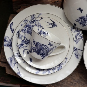Markdown Nordic Jungle Series Kitchen Accessories Ceramic Dinner Plates & Dishes - Product Image 2
