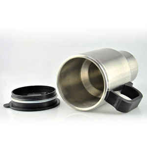 Modern 12V Car Heating Insulated Stainless Steel Thermos 16oz Leak-Proof Portable Cup for Outdoor Travel - Product Image 3