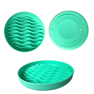 จานอาหารสัตว์เลี้ยงแบบหนา ป้องกันการลื่น ช่วยให้สัตว์เลี้ยงกินช้าลง - Product Image 3