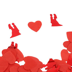 Cannone Spara Coriandoli a Forma di <span class=keywords><strong>Cuore</strong></span> Rosso e Coppia, Elegante e Romantico per Matrimoni e Feste - Product Image 3