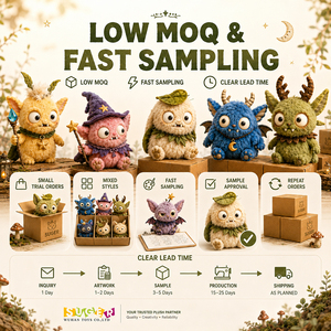 Fournisseur de poupées en peluche personnalisées, poupées de fées mignonnes et originales, échantillonnage rapide pour les boutiques de cadeaux, les zoos, les musées et les souvenirs touristiques - Product Image 5