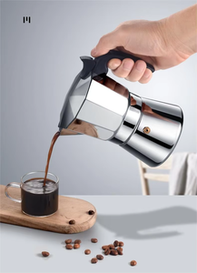 <span class=keywords><strong>Cafetera</strong></span> Espresso Nueva de Acero Inoxidable para Cocina de Inducción, Apta para Todo Tipo de Placas, 6 Tazas, 7.9 Onzas - Product Image 5