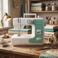 Machine à coudre électrique mini zigzag surjeteuse 20 points FHSM-618 pour tailleur