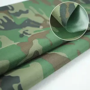 Impresión de moda 600D Cordura camuflaje PVC revestimiento tela Oxford