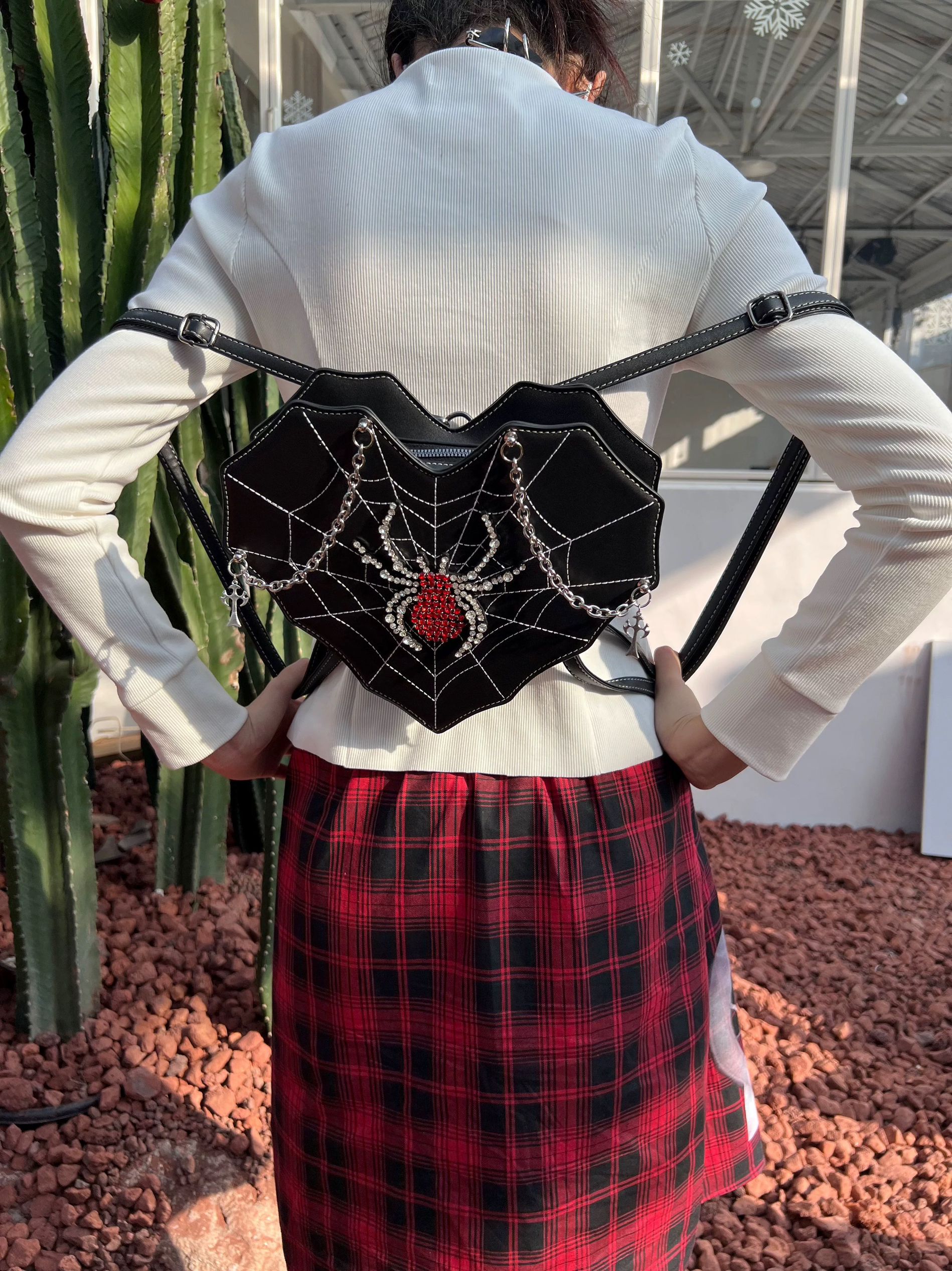 Y2K Labyrinth Butterfly Spider Web Letter Chain Handbags DIY