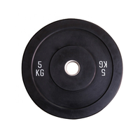 Vente en gros usine : Ensemble de disques de poids en caoutchouc noir de 20 kg pour usage commercial, musculation et fitness